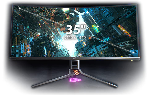 Màn hình ASUS ROG Swift PG35VQ cong 4K 200Hz G-SYNC HDR Aura Sync