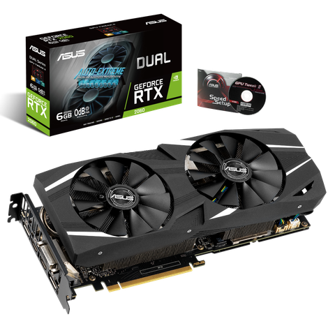 VGA ASUS DUAL GEFORCE RTX™ 2060 6GB GDDR6