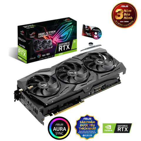 VGA ASUS ROG STRIX GEFORCE RTX™ 2080 ADVANCED EDITION 8GB GDDR6