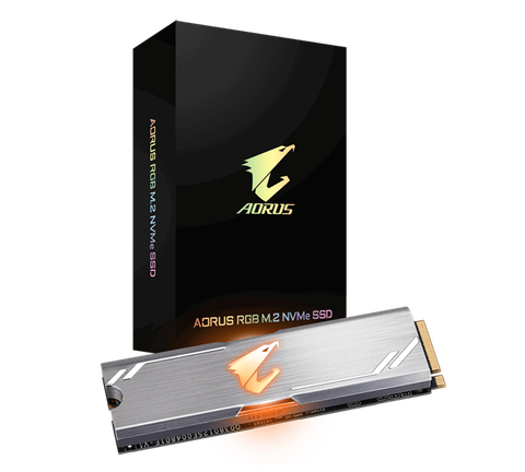 SSD GIGABYTE SSD AORUS RGB M.2 PCIE 512GB