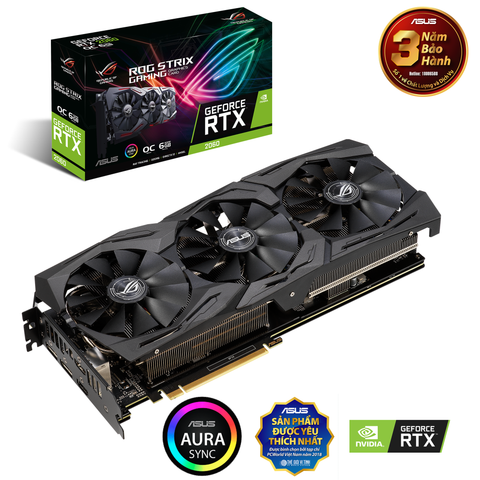 VGA ASUS ROG STRIX GEFORCE RTX™ 2060 OC EDITION 6GB GDDR6