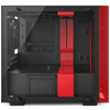 Case NZXT H200I SMART ATX (MATTE BLACK-RED)