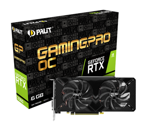 VGA PALIT GEFORCE RTX 2060 6GB GAMINGPRO OC