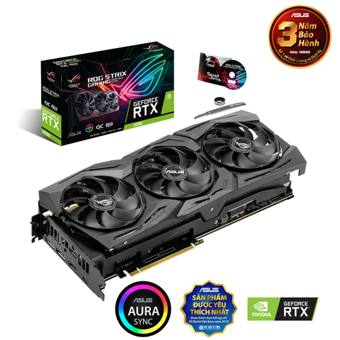 VGA ASUS ROG STRIX GEFORCE RTX™ 2080 OC EDITION 8GB GDDR6