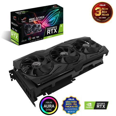 VGA ASUS ROG STRIX GEFORCE RTX™ 2080 TI OC EDITION 11GB GDDR6