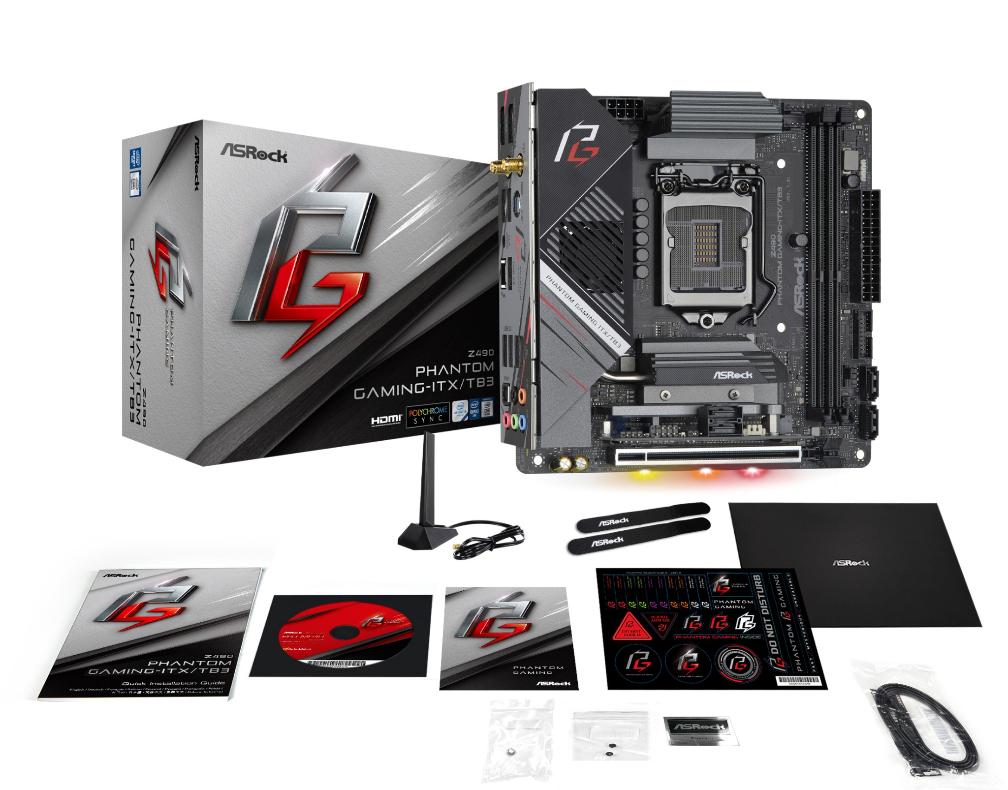 ASROCK Z490 Phantom Gaming ITX TECHGURU - High-End PC - Laptop ...