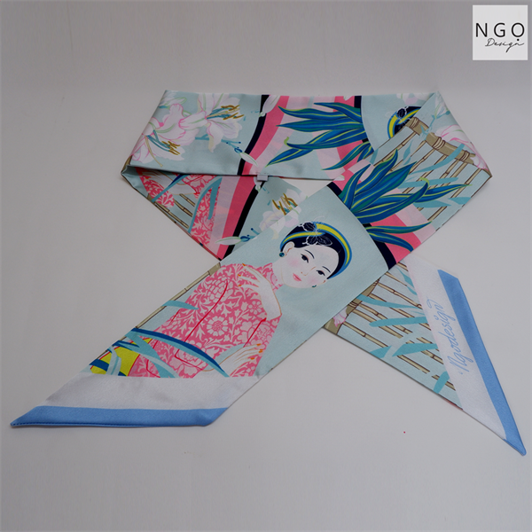  Khăn Twilly - Tố nữ Xanh 