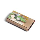  Ví V04 K179-De33-Chỉ đỏ - Song Hạc 