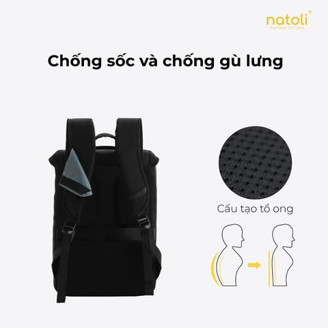 Balo laptop nam NATOLI - BST Classic Versatility Backpack B18