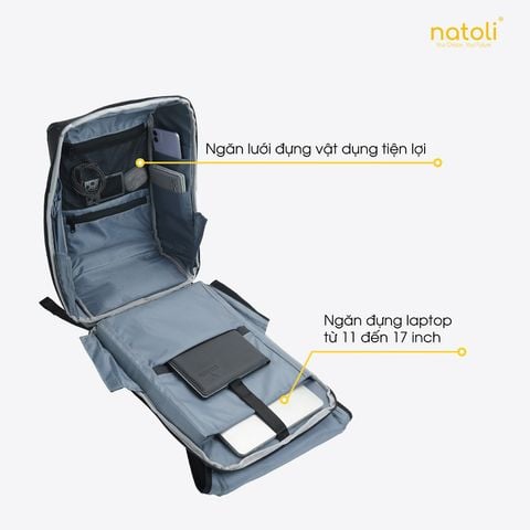 Balo laptop nam NATOLI - BST Classic Versatility Backpack B18
