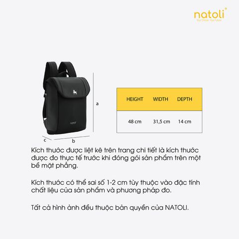Balo laptop nam NATOLI - BST Classic Versatility Backpack B18