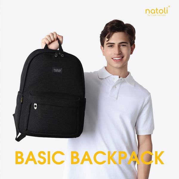Balo đi học nam nữ NATOLI - Basic Backpack B2