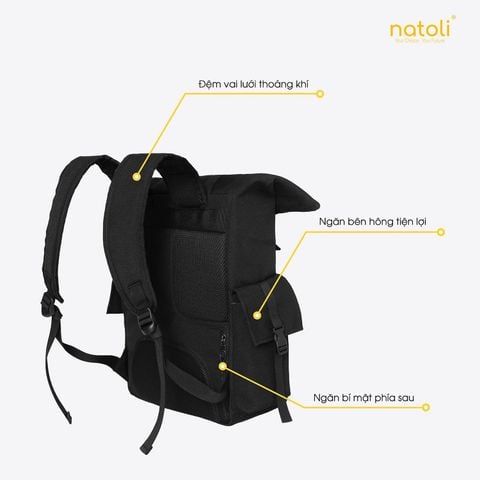 Balo chống nước du lịch NATOLI - FOLD BACKPACK B10