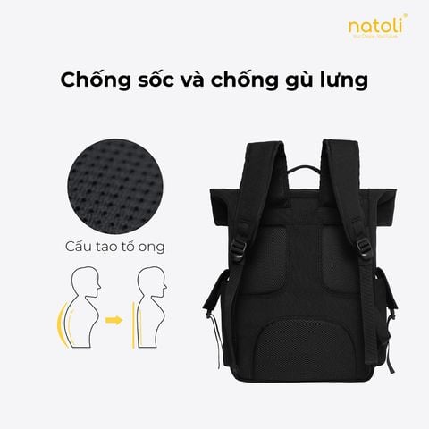 Balo chống nước du lịch NATOLI - FOLD BACKPACK B10