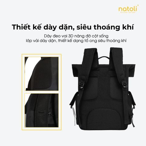 Balo chống nước du lịch NATOLI - FOLD BACKPACK B10