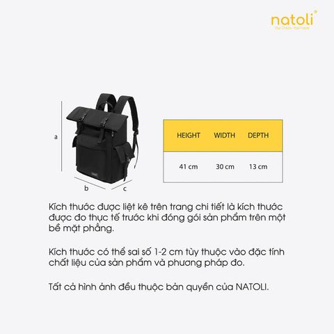 Balo chống nước du lịch NATOLI - FOLD BACKPACK B10