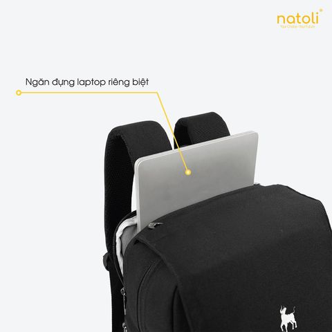 Balo laptop chống sốc NATOLI - BST Modern Flap Backpack B23
