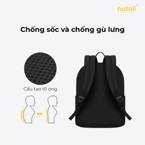 Balo đi học nam nữ NATOLI - Basic Backpack B2