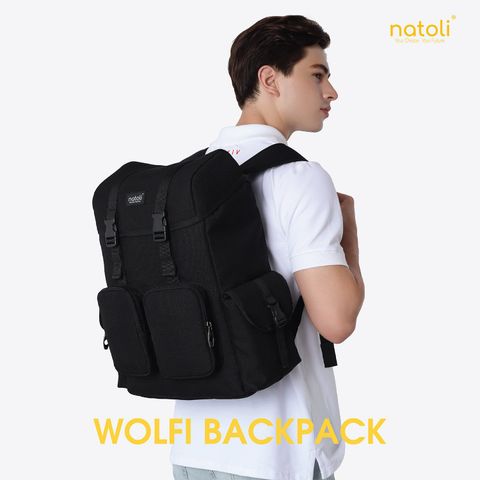 Balo nam nữ đi học NATOLI - WOLFI BACKPACK B7