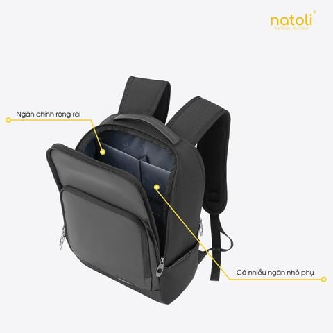 Balo laptop chống sốc Natoli - Vitality Backpack B12