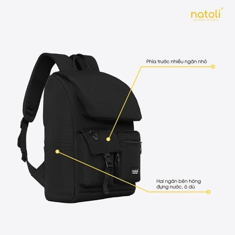 Balo laptop 15 6 inch chống sốc NATOLI - Global Backpack B8