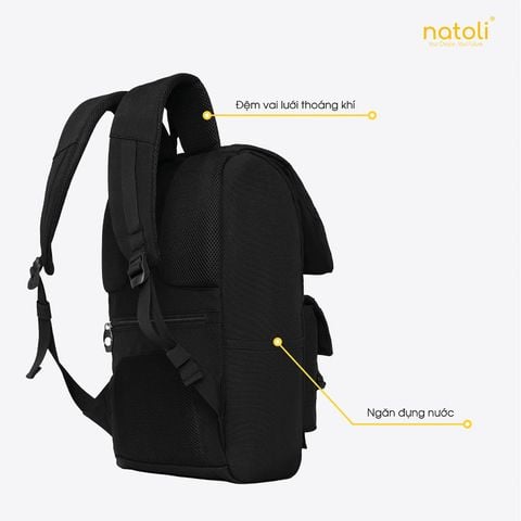 Balo laptop 15 6 inch chống sốc NATOLI - Global Backpack B8