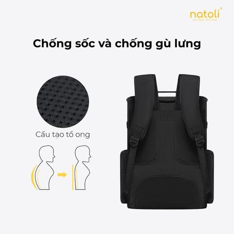 Balo nam chống sốc NATOLI - CORE BACKPACK B9