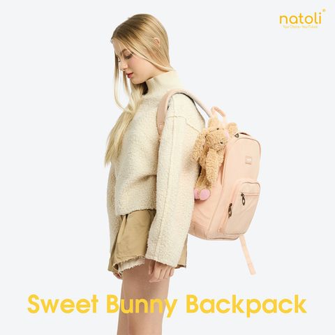 Balo nữ thỏ bông NATOLI - BST Sweet Bunny Backpack B28
