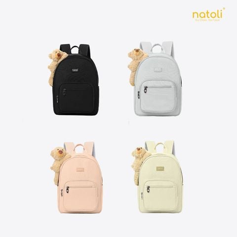 Balo nữ gấu bông NATOLI - Dreamy Teddy Bear School Backpack B16
