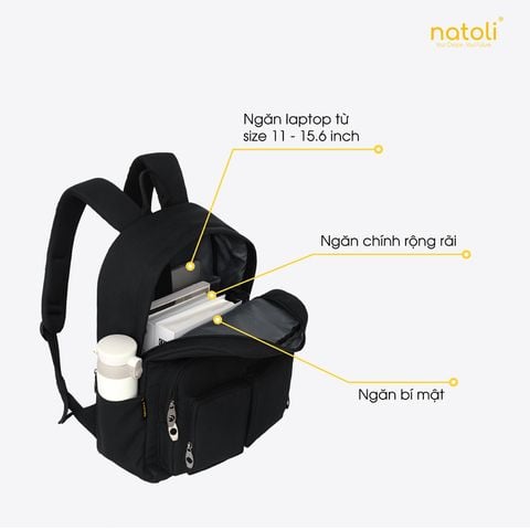 Balo thời trang nam nữ NATOLI - 0ld School Backpack B5