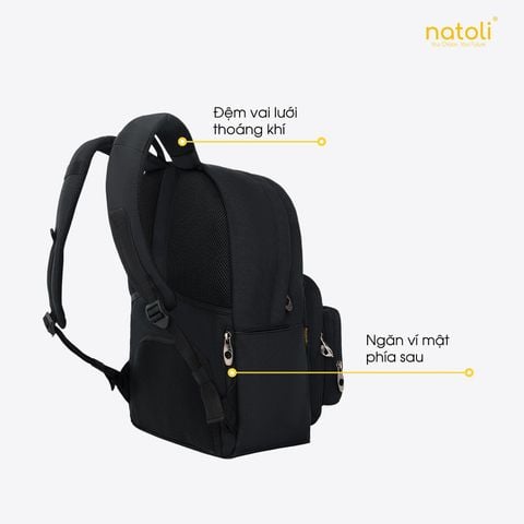 Balo thời trang nam nữ NATOLI - 0ld School Backpack B5
