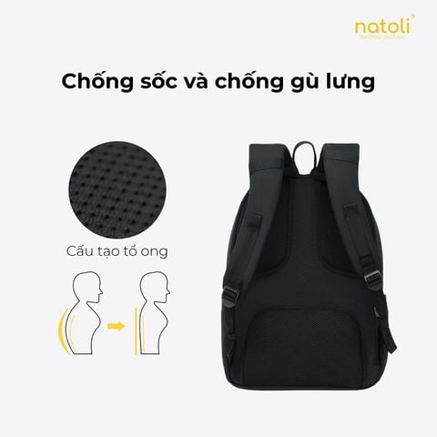 Balo thời trang nam nữ NATOLI - 0ld School Backpack B5
