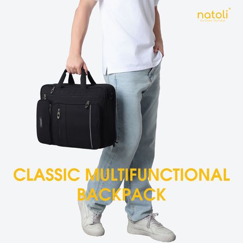 Cặp sách đi học NATOLI - BST Classic Multifunctional Backpack B17