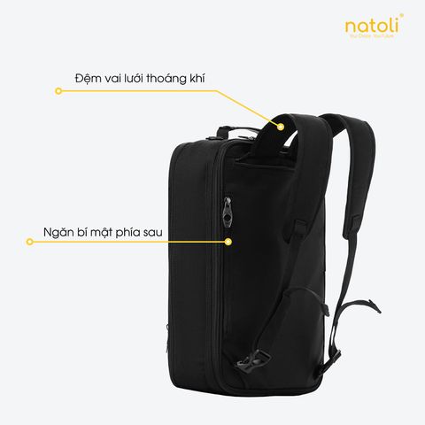 Cặp sách đi học NATOLI - BST Classic Multifunctional Backpack B17