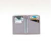 Ví Nam Đứng Màu Đỏ Xám Nhỏ Gọn - Simple Vertical Wallet