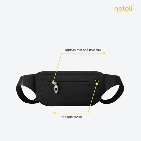 Túi bao tử nam NATOLI - Cali Cross Bag T14