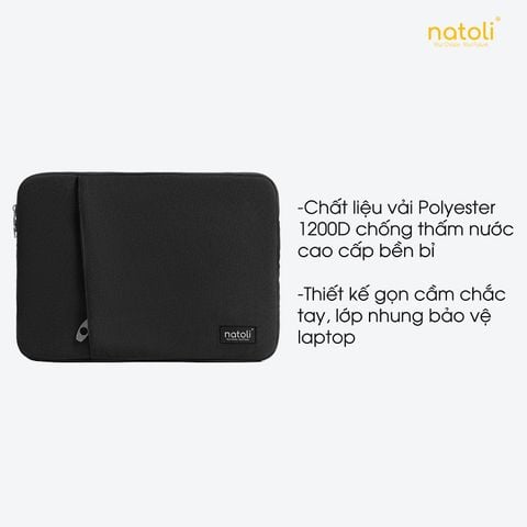 Túi chống sốc Laptop kháng nước Natoli - Eager laptop bag T7