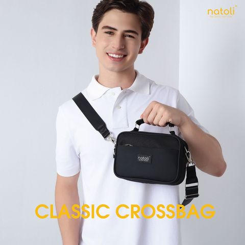 Túi đeo chéo nam nhiều ngăn Natoli - CLASSIC CROSSBAG T8