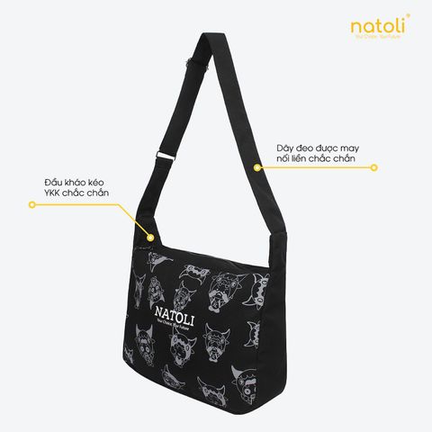Túi đeo chéo nam nữ NATOLI - Buffalo Cross Bag T16