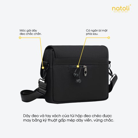 Túi đeo chéo nam nữ nhiều ngăn  - Energetic CrossBag T12