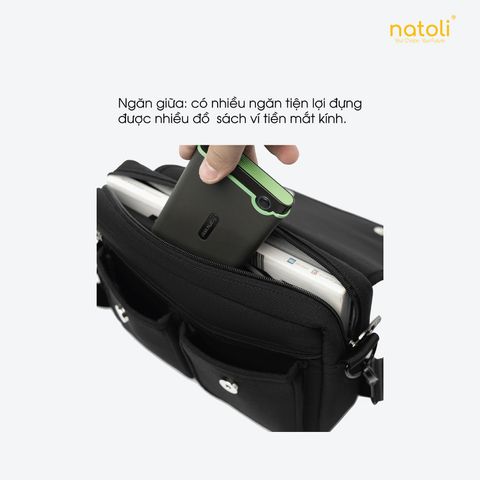 Túi đeo chéo nam nữ nhiều ngăn  - Energetic CrossBag T12