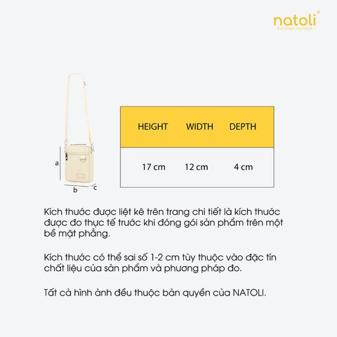 Túi đeo chéo mini thời trang NATOLI - mini Daily Crossbag T3