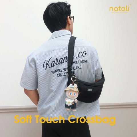 Túi phao đeo chéo nam nữ NATOLI - BST Soft Touch Crossbag T26