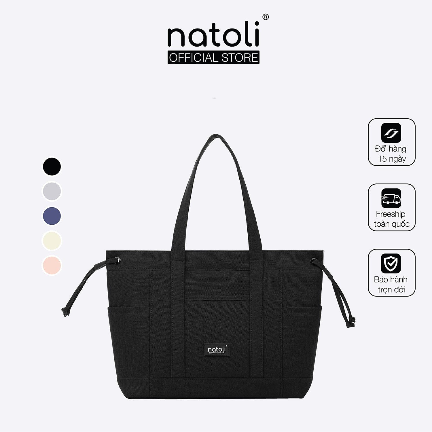 Túi tote nữ nhiều ngăn NATOLI - BST Elegant Edge Bag T19