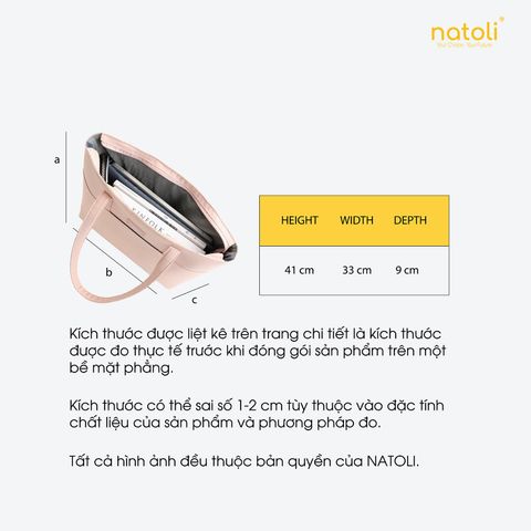 Túi tote nữ nhiều ngăn NATOLI - Elegant Chicbag T4
