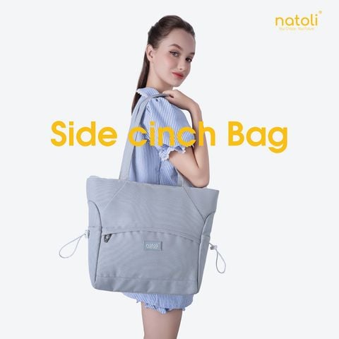 Túi tote vải canvas NATOLI - BST Side Cinch Bag T20