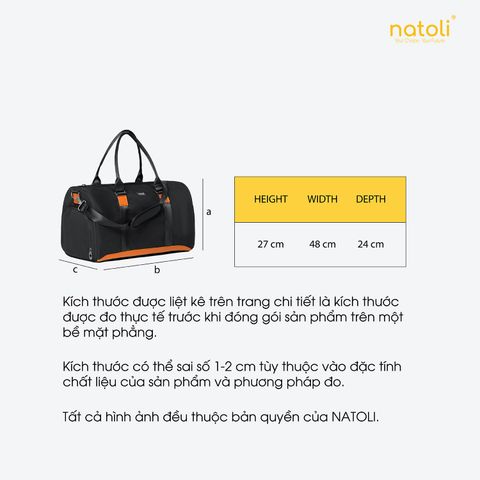 Túi du lịch kháng nước NATOLI - Amberd Bag T6