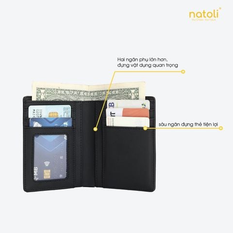 Ví Nam Đứng Cao Cấp - Simple Vertical Wallet V3