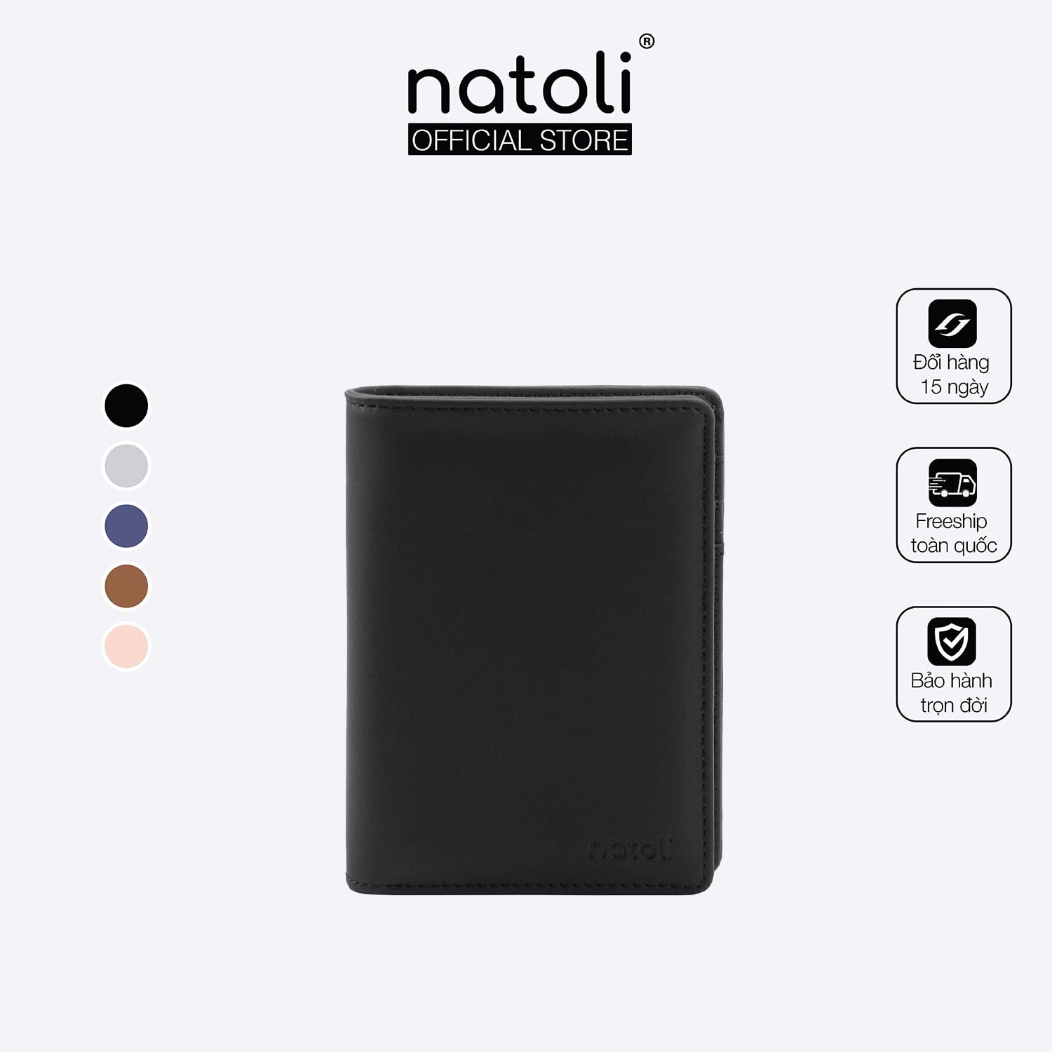 Ví Nam Đứng Cao Cấp - Simple Vertical Wallet V3