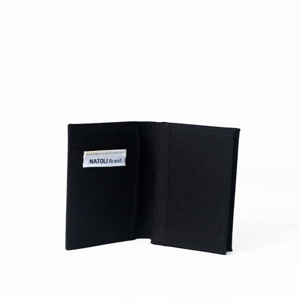Ví Mini Đẹp Màu Đen Natoli - Cube Mini Wallet